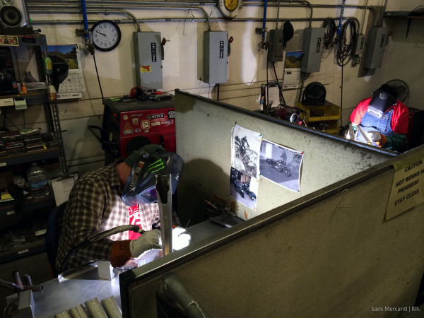 Intense Factory Aluminum Welding