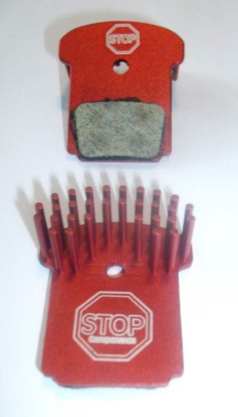 Stop Components Peg Finned mountain bike brake pads