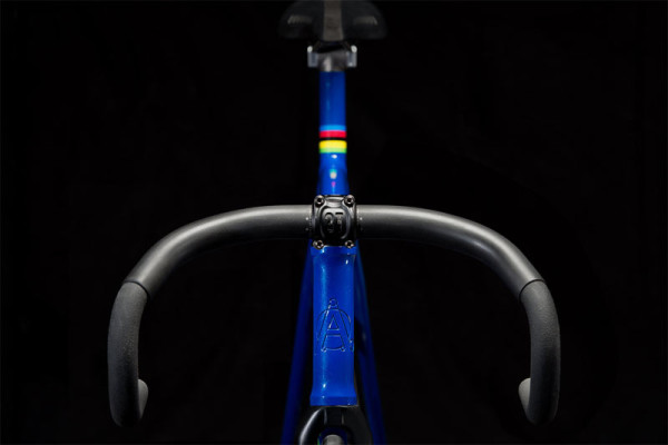 Affinity Bicycle Co world championship tribute track bike and matching cycling jersey