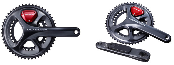 Pioneer cycling power meters for dura-ace and ultregra cranksets