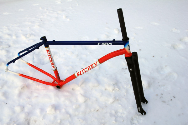 Ritchey P650b Build Part 1 - Frame and Fork Ritchey P-650b steel 275 mountain bike frame hard tail review807