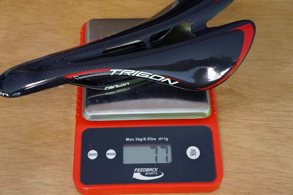 Trigon VCS06 full carbon fiber bicycle saddle with flexible rails