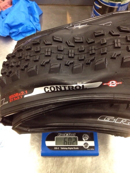Ground Control 2.1 Specialized Tire Actual Scale Shot Weight