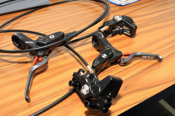 Taipei First Look: Box Component's Clever Irene Disc brake Lever, Plus New Derailleur, New 35mm Bars, and more Box Irene Lever Disc brake 35 bar stem derailler seatpost