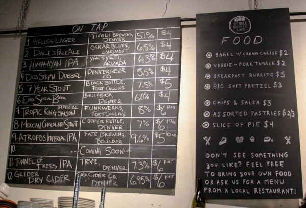 The line of beer on tap is nothing short of extraordinary and changes often. And since they don't offer a large food menu, you are most welcome to BYOF.