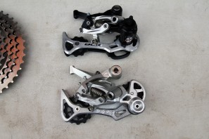 Sneak Peek: Box Components' Prototype 1x Drivetrain with 11-42t Cassette, Clutched Derailleur Box Components 11-42 cassette 1x drive train derailleur20140413_0896
