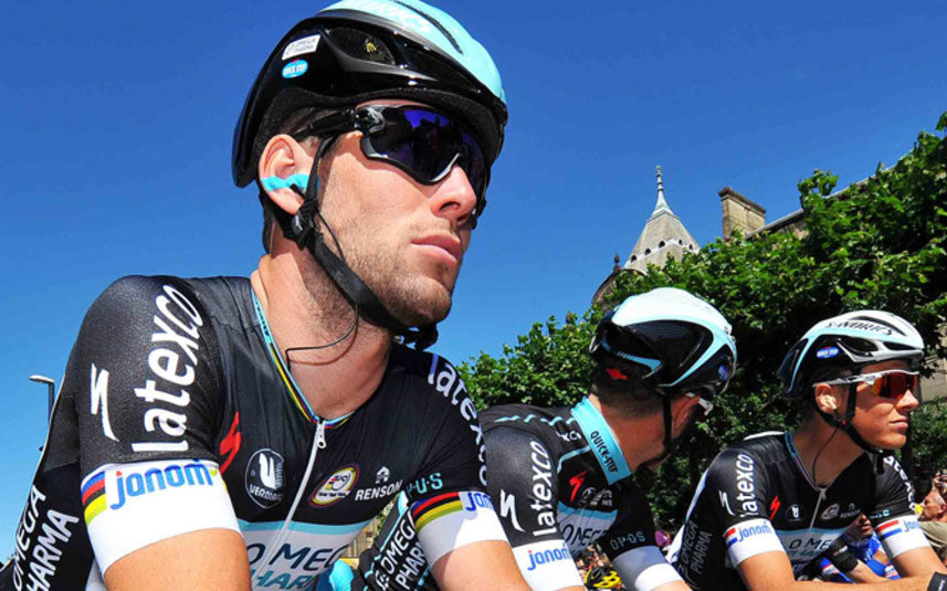 New Oakley sunglasses found on pro cycling Mark Cavendish during 2014 Tour de France
