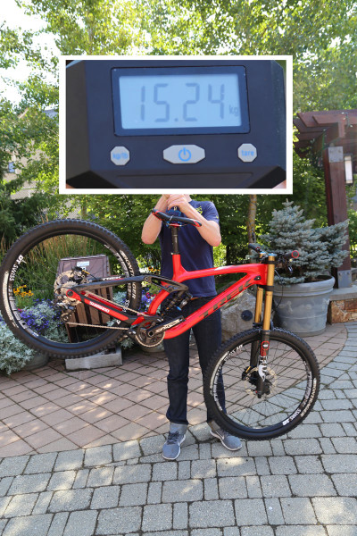 2015 Trek Session DH 9.9 27.5 Weight