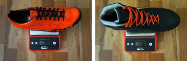 Giro Empire VR90 MTB lightweight mountain bike shoes and Alpineduro winter cycling boots actual weights