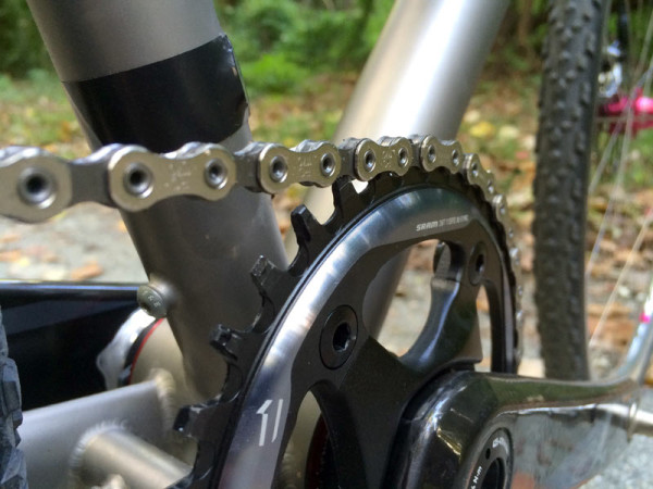 2015 SRAM CX1 1x11 cyclocross component group with hydraulic disc brakes install notes and actual weights