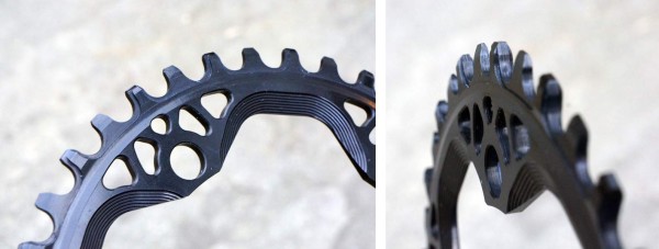 absolute black xx1 style cyclocross single narrow wide chainring review and actual weights