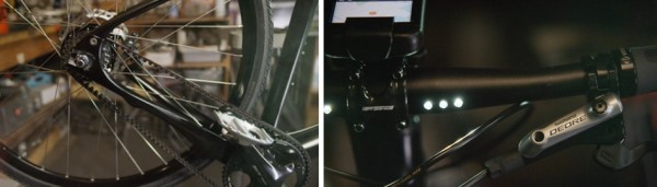 Rogue C6 integrated waterproof LED lights and Gates Center Track Carbon Belt Drive