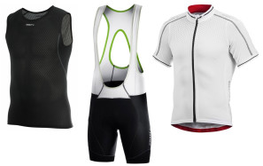 Craft_Mesh-Superlight-Baselayer_Elite-Body-Control-Bibs_Glow-Jersey