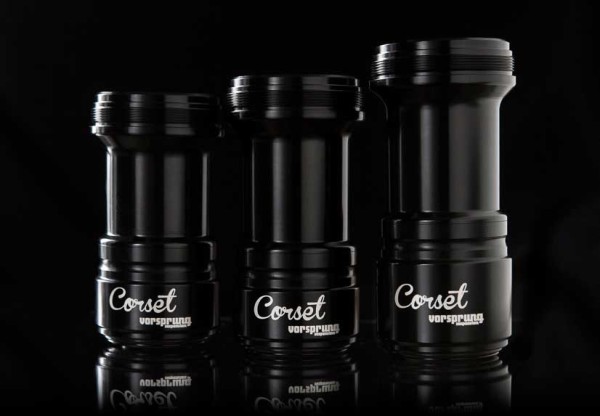 Vorsprung Corset air shock oversized canister sleeve upgrade for Fox Shocks mountain bike components