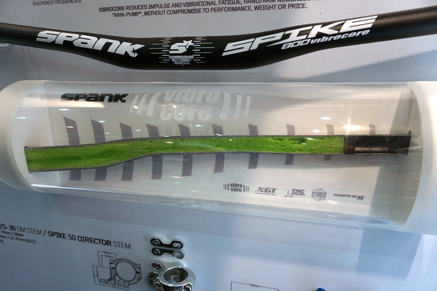 vibration damping handlebar mountain biking spank vibrocore testing data available white paper published