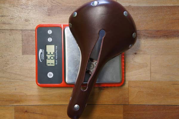 Van Dessel WTF project bike with Rivet leather bicycle saddle review and actual weight