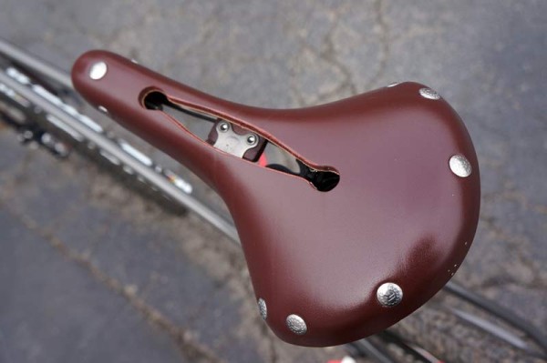 Van Dessel WTF project bike with Rivet leather bicycle saddle review
