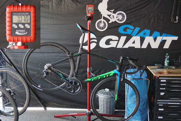 2016 Giant TCR Advanced racing road bike actual weight