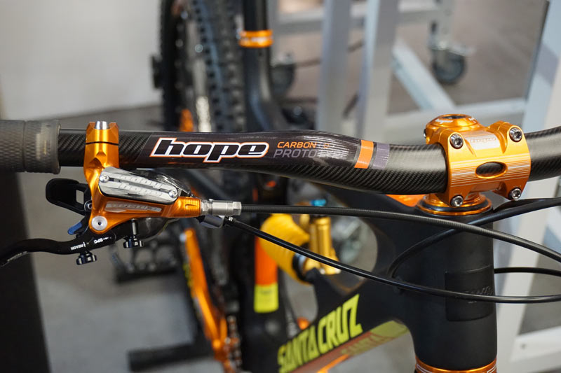 hope carbon mtb handlebar prototype