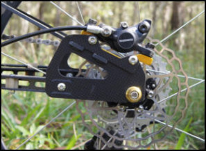 CarbonXS cycles mad 6, rear disc brake