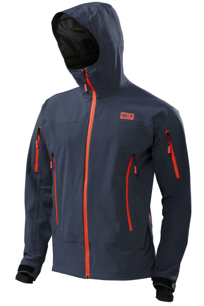 Specialized 686-X-3L-TECH-JACKET_NVY-HZ-RKTRED_HOOD