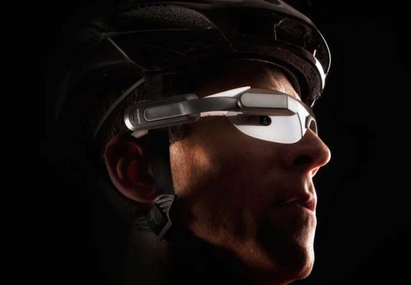 garmin varia vision heads up display for cyclists works on any pair of sunglasses on left or right