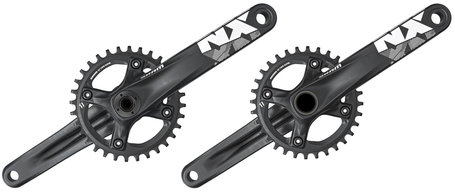 SRAM NX 1x11 entry level mountain bike narrow wide crankset