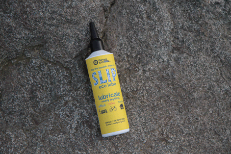 Slip lube on rock