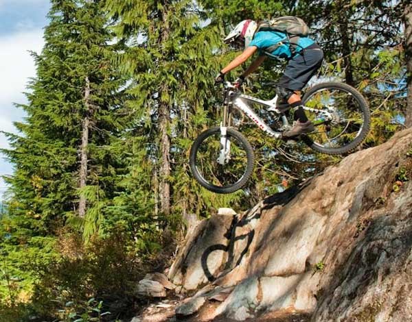 Trek Dirt Series skills camps, rock drop