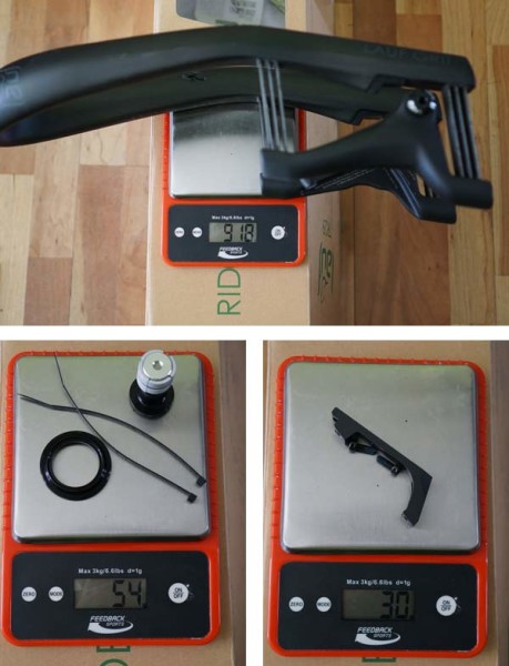 lauf grit leaf spring suspension fork actual weight