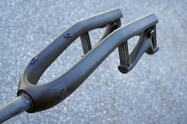 lauf grit leaf spring suspension fork for gravel bikes