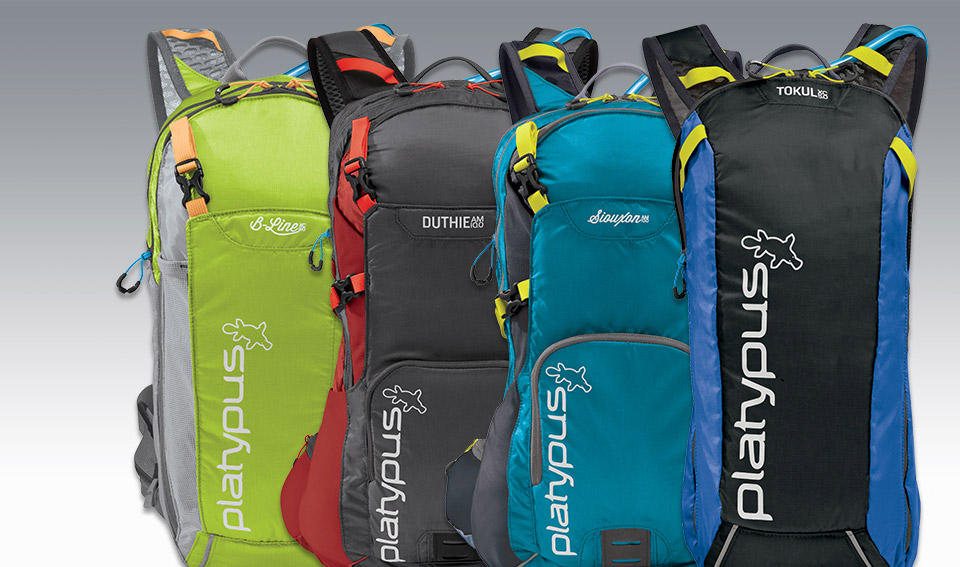 New hydration packs emerge from Platypus in all shapes & sizes, for women & men