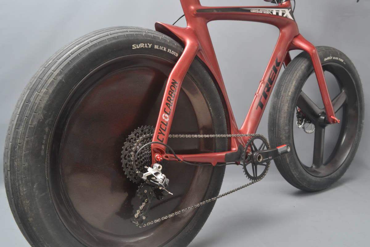 When a TT bike and a fat bike have a baby… The Fat Trek Equinox is born