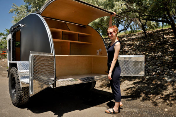 Colorado Teardrops offload camping trailers with full aluminum frames are ready for adventure