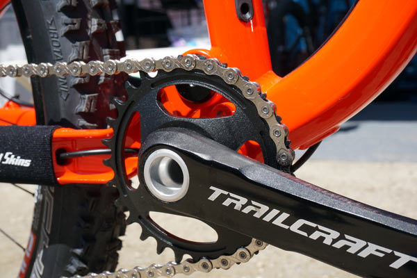 Trailcraft Cycles direct mount chainrings for kids mountain bike cranks
