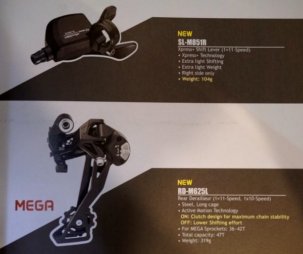 Microshift eXCD electronic shifting mountain bike group