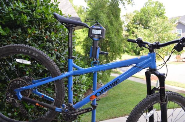 Orange Crush S hardtail actual weight