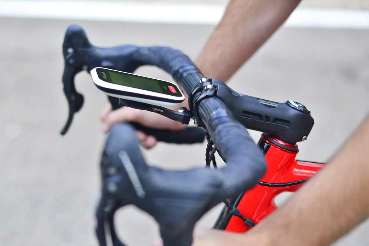 Alpitude Stelvio lightweight carbon out-front mount GPS Garmin cycling computer mount on bike