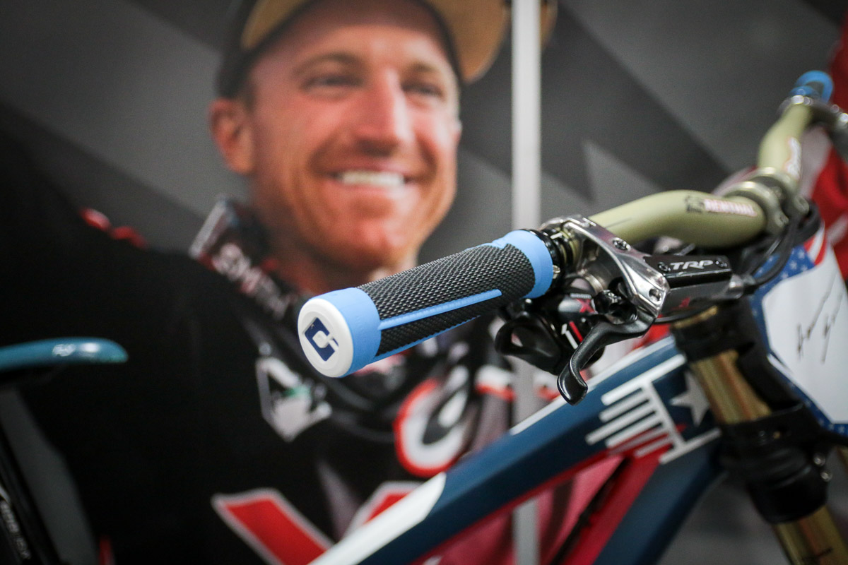 IB17: ODI adds ergo foam grips, new Aaron Gwin AG-2, Mike 'Hucker' Clark signature grips
