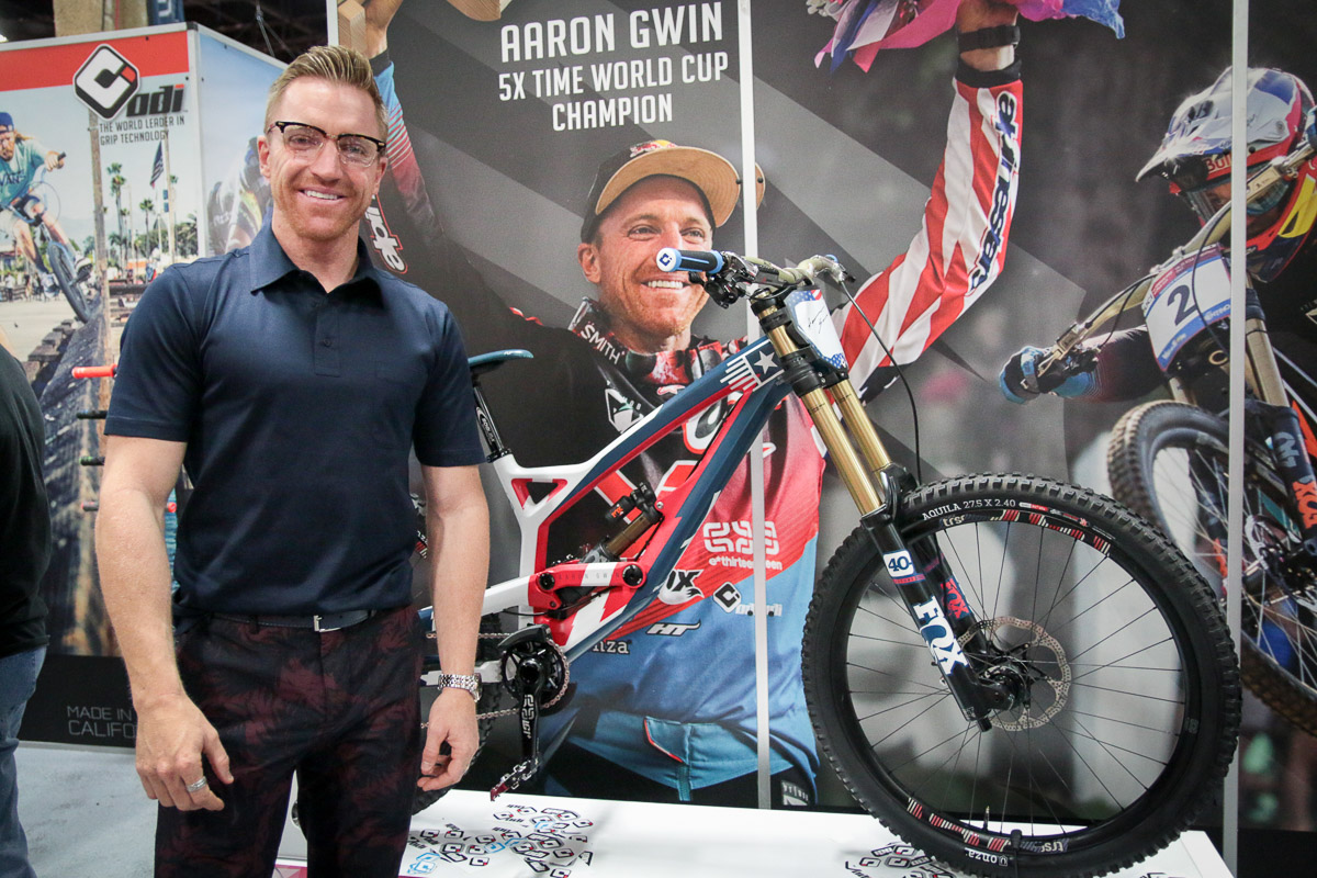 IB17: ODI adds ergo foam grips, new Aaron Gwin AG-2, Mike ‘Hucker’ Clark signature grips