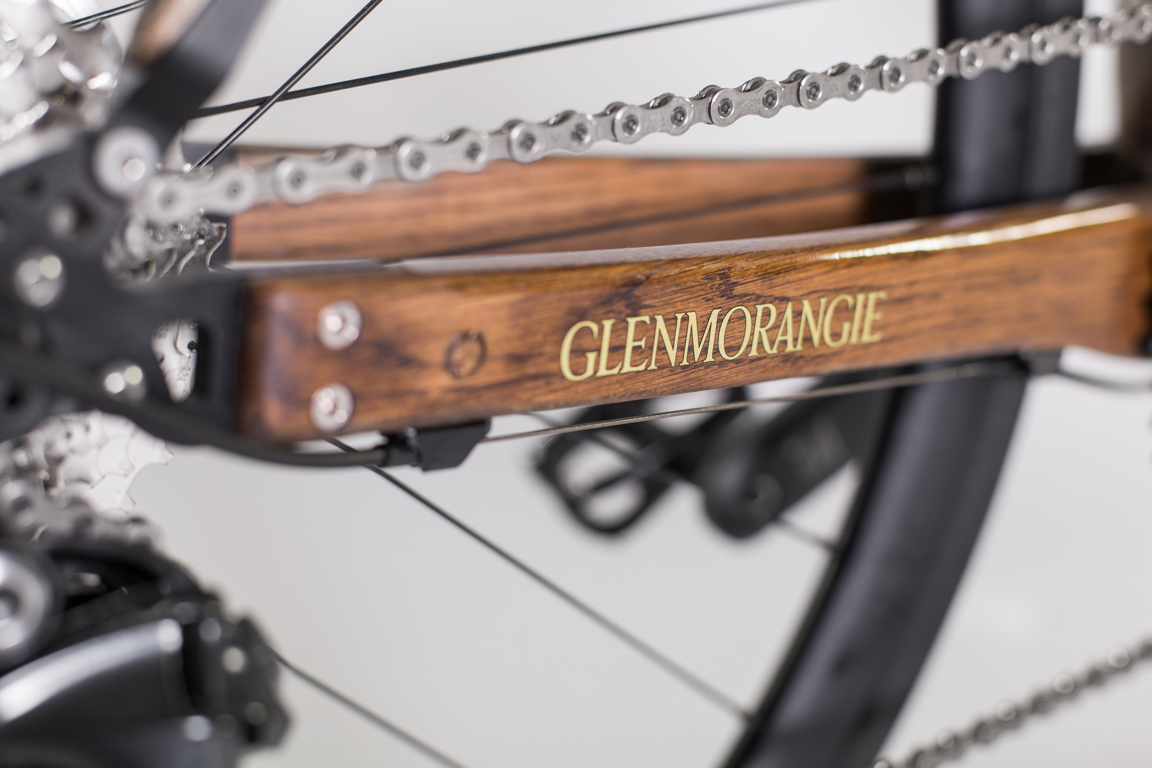Renovo Glenmorangie chainstay wooden bike whisky scotch