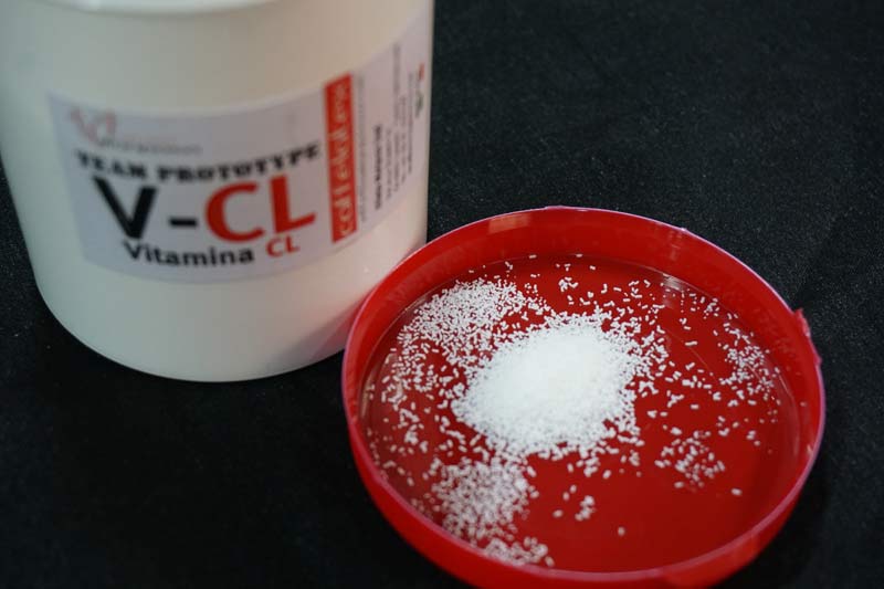 Effetto Mariposa Caffe Latex Vitamina CL polymer additive for tubeless tire sealant to help it seal larger holes