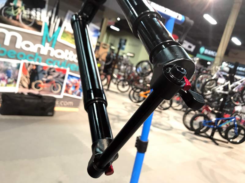 Wren Sports winter damper cartridge for inverted fat bike suspension fork with new stealth thru axle