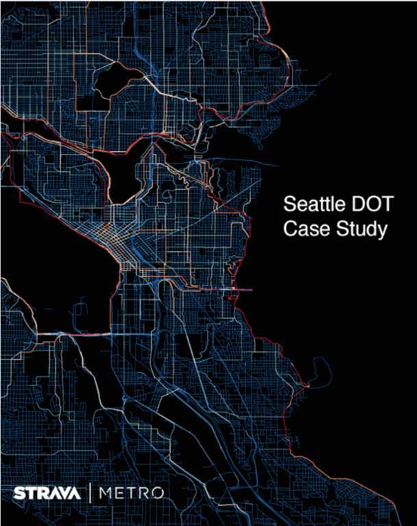 Strava Metro helps government planners design routes for cyclists and pedestrians