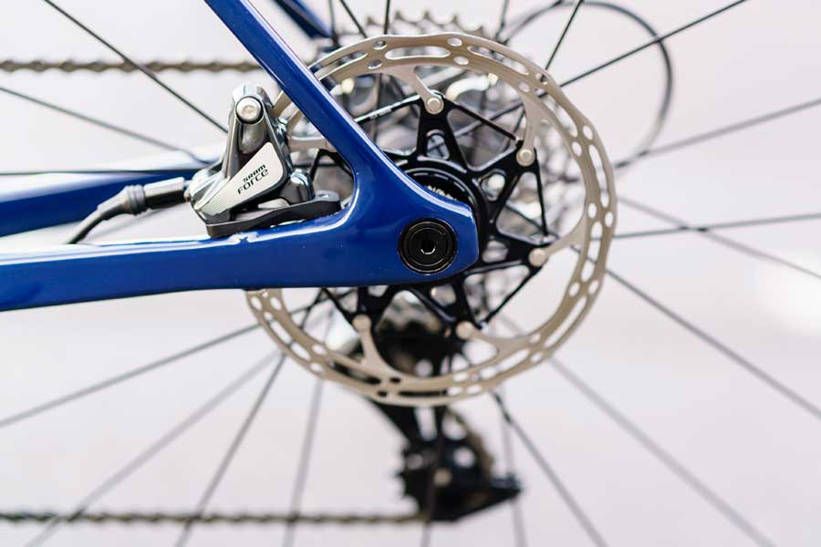 aqua blue 3T Strada 1x road bike for the pro peloton