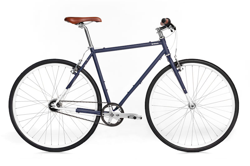 Brilliant Bicycle Co L Train, Hudson Blue, side
