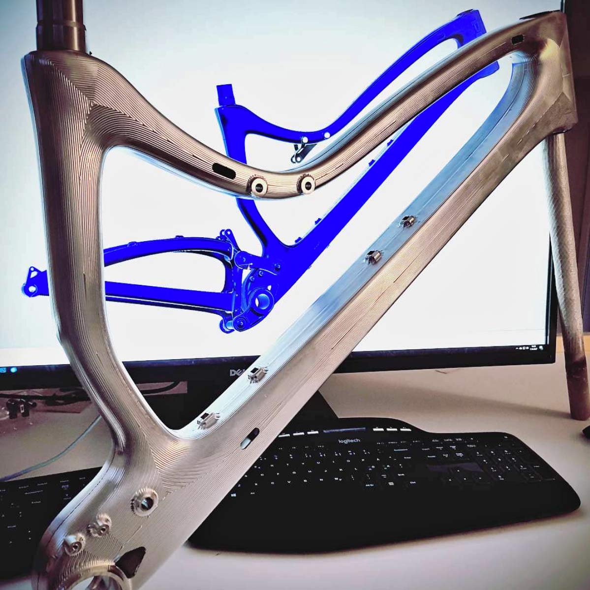 Pole's new Machine has a bonded and CNC machined aluminum frame