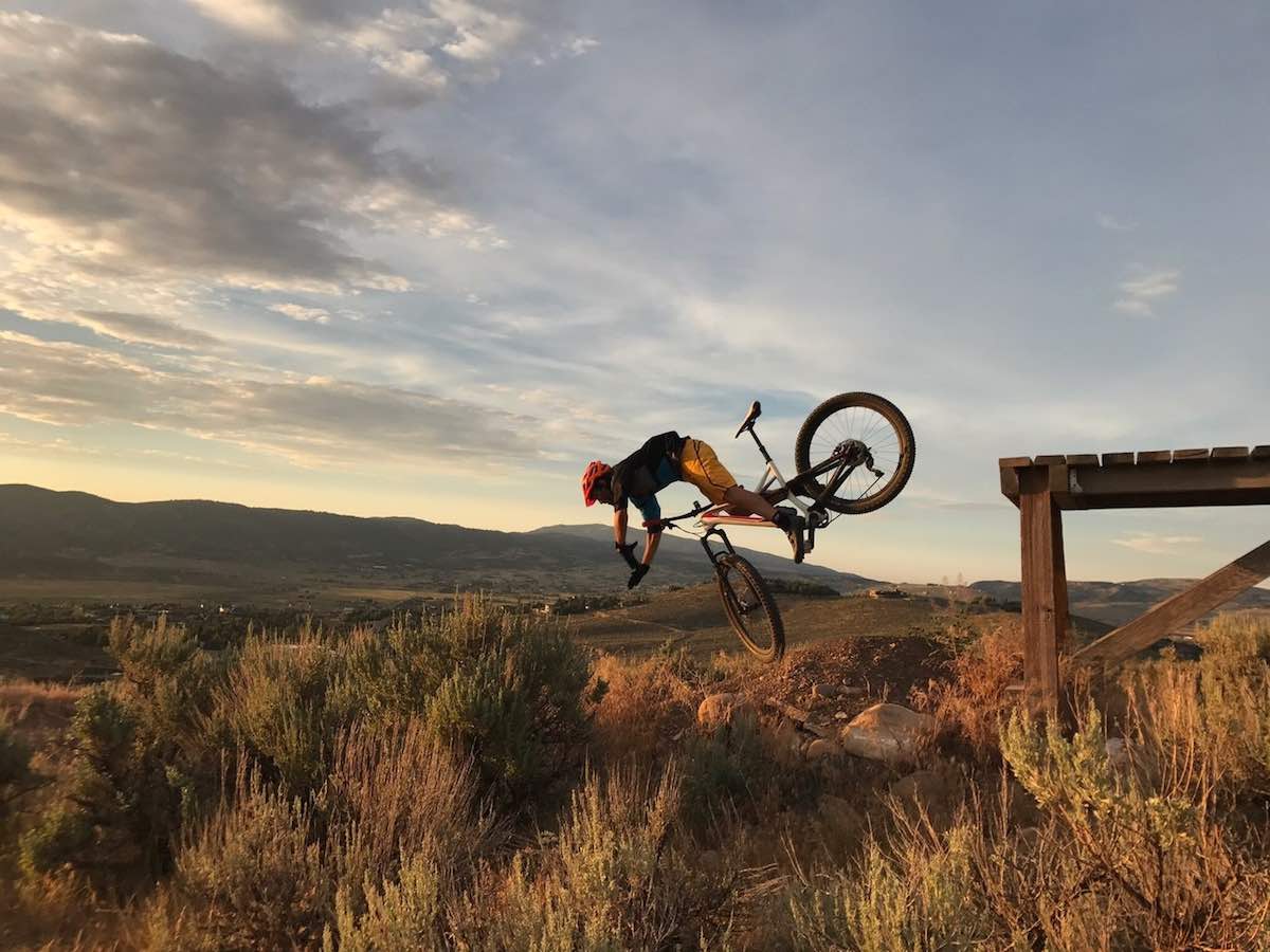 bikerumor pic of the day trailside bike park in Park City, Utah.