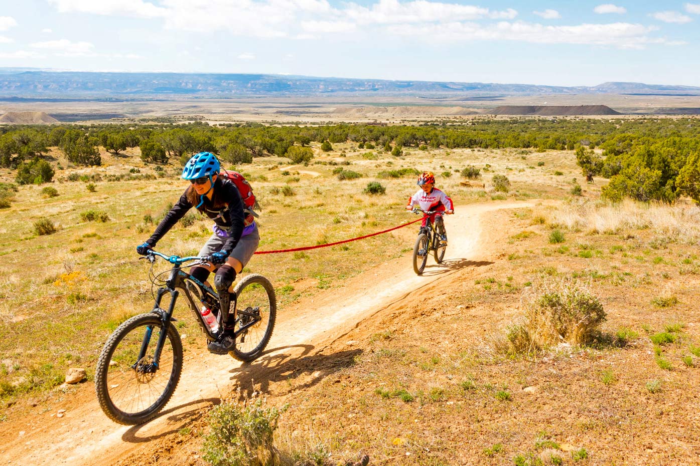 Found: Give the kids a pull for the weekend with the mountain bike Tow-Whee tow rope