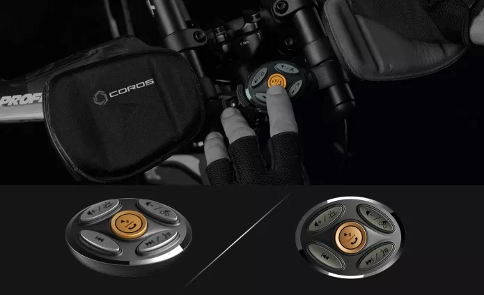 Coros OMNI smart helmet, handlebar remote